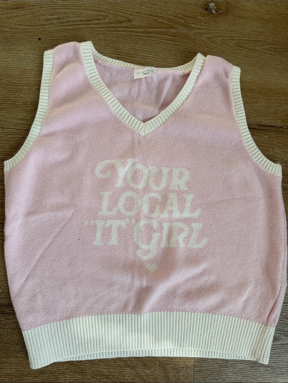 Abercrombie Kids Pink V-Neck Knit Sweater Vest - Your Local It Girl